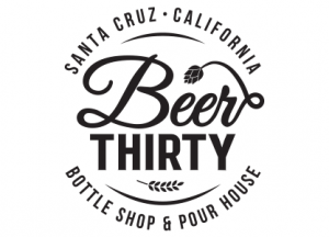 beer thirty logo santa cruz california bottle shop and pour house